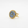 Bague avec céramique revalorisée