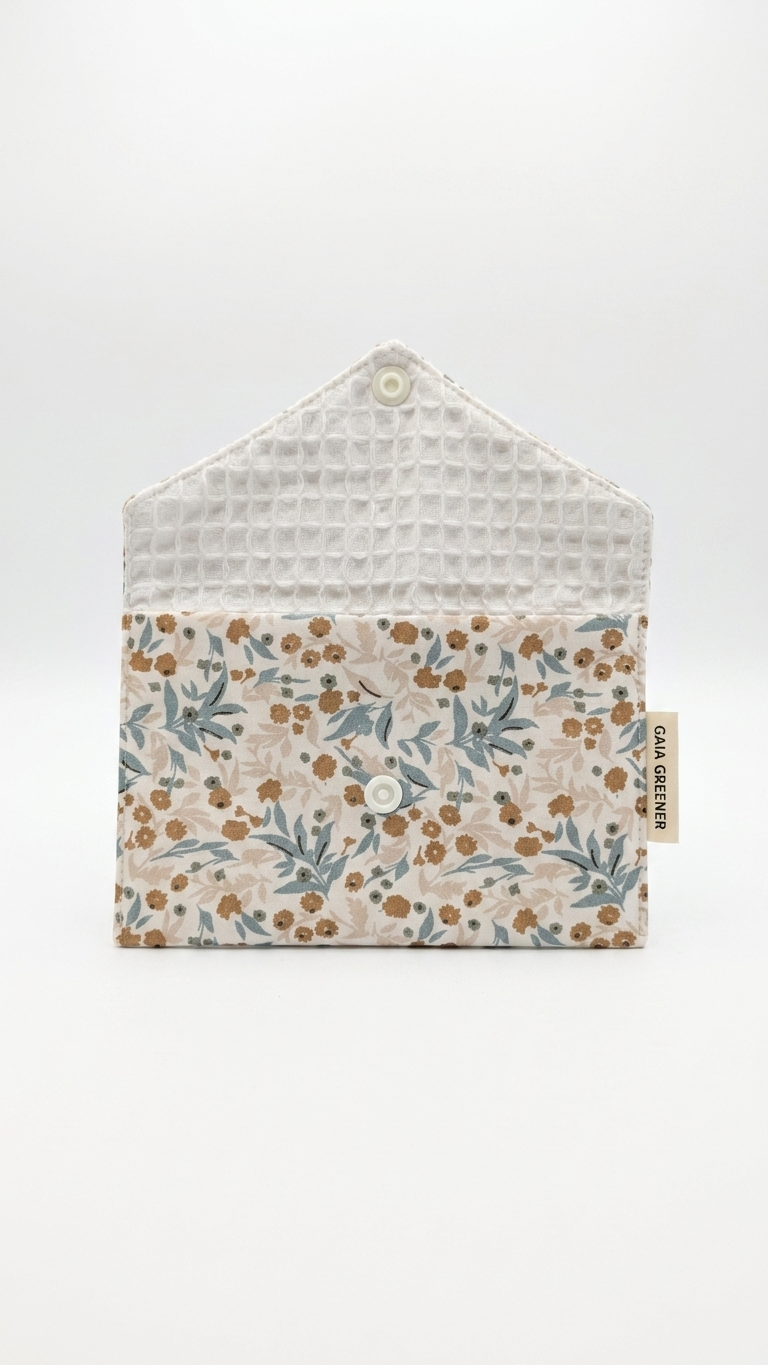 Pochette savon solide imperméable • Tissu Oeko-Tex • Fait main